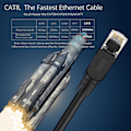 Miniatyrbilde 3 av 3: Cat 8 Ethernet-kabel Høy hastighet 40gbps 2000mhz Sftp Internett Nettverk LAN-kabler-20m-