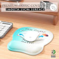 Miniatyrbild 2 av 6: Ergonomisk musmatta med handledsstöd i memory foam, bekväm datormusmatta för laptop, smärtlindrande handledsstöd fjäderpil Feather Arrow