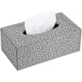 Miniatyrbillede 1 af 7: Linen Husholdningskontor Rektangulær Papirservietholder Servietæske Betræk Etui Servietholder (Grå)