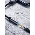 Pikkukuva 5 / 5: USB C -kuulokeadapteri, USB C - 3,5 mm:n liitäntäadapteri Type C Aux -adapteri Hi-Fi DAC -siru Yhteensopiva Galaxy S20:n kanssa (musta)