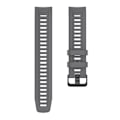 Miniatyrbild 2 av 5: Silikon Armband för Garmin Instinct Tactical/Instinct Tide/Instinct 2/Instinct Armbandsrem med Svart Spänne Grey