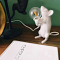 Miniatyrbilde 3 av 5: Moderne USB Muse Lampe LED Nattlampe Hjem Rom Skrivebord Nattbord Lys Hjem Rom Dekor Belysning Skrivebordslampe Bordlampe Anheng White C USB Plug