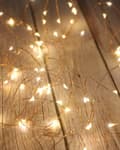 LED-slinga batteri, 5M 50 LED koppartrådsslinga batteri
