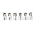 6-pack E12 till E14 Vit Lampa Konverterare LED Lamphållare Adapter Sockel Växlare Hög Kvalitet