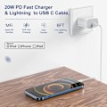Miniatyrbilde 2 av 7: iPhone-lader - Hurtiglader - Adapter + Kabel 20W USB-C Hvit 4-pakning iPhone（NT） 4-pakning iPhone 4-pakning iPhone 4-Pack iPhone