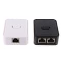 Miniatyrbillede 4 af 8: 2 Port Gigabit Netværk Switch RJ45 CAT 5/6 LAN HUB Netværk Switch Sort one size