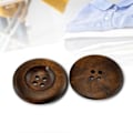 Pikkukuva 1 / 5: 20 kpl 35 mm pyöreitä 4-reikäisiä puunappeja DIY-ompeluun, neulomiseen, vaatteiden koristeluun mengxi