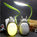 Miniatyrbilde 4 av 5: Beste Shiyi Cartoon Totoro USB-ladet bordlampe Kreativ nattlys Dobbel bruk (Chinchilla White Belly)