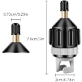 Miniatyrbild 5 av 5: Adapter för Xulin SUP-pump, konverter för uppblåsbar båtpump, multifunktionsventiltillbehör för stand-up paddleboard