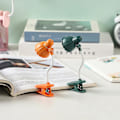 Miniatyrbilde 5 av 5: Skrivebordslampe, 360 graders rotasjon, klips-på-lampe, bærbar leselampe, klemme på skrivebord/bord/køyeseng/skap, hjemmebelysning Pink C