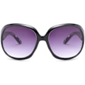 Pikkukuva 2 / 5: 2 kpl aurinkolasit naisille ja miehille Vintage suuret kehykset naisten aurinkolasit UV400 aurinkolasit black Polarized