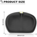 Miniatyrbillede 2 af 5: Næsefri, komfortabel bred cykelsadel med memory foam polstret cuz