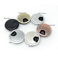 Miniatyrbillede 1 af 5: Skrivebords Kabelhul Dæksler Computer Tidy Grommet Bord Kabel Udløb Port Overflade Linje Box Bord Kabel Hardware Matte Black 60mm