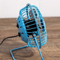 Pikkukuva 4 / 5: 1 kpl Pöytätuuletin, kannettava USB-liitäntäinen pieni rautatuuletin, pieni tuuletin toimistoon, kotiin, sähkötuuletin Blue