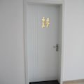 Pikkukuva 4 / 5: Taide DIY WC-kyltti kylpyhuoneeseen Mies Nainen WC WC-kyltti Oven tarvikkeet Hopea Silver