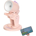 Miniatyrbillede 2 af 8: Unik Dinosaur Bordlampe | LED-lampe til soveværelse | Sød lampe til studerendes øjenbeskyttelse, justerbar bordlampe til boligindretning Pink