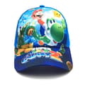 Super Mario Bros Lippis LAPSET Säädettävä C-sininen hattu C-blue