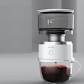 Miniatyrbild 1 av 5: Mini Portabel Elektrisk Kaffebönor Burr Kvarn Automatisk Kaffekvarnmaskin för Resor Utomhus