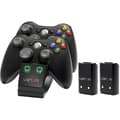 Dubbel laddningsstation med 2 uppladdningsbara batteripaket (Xbox 360)