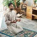 Miniatyrbild 9 av 10: Eid Mubarak muslimsk bönematta islamisk bönematta brun brown