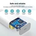 Miniatyrbilde 3 av 4: Lader - 20W - USB Type-C - Kompakt design - Kabel inkludert