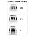 Pikkukuva 2 / 6: Magneettiset Ripsienpidennykset Eyeliner-setti 7 Paria Tekoripsiä Nestemäinen Eyeliner C16