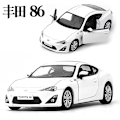 Miniatyrbillede 3 af 5: 1:36 Toyota Gt86 Skala Legering Bil Model Metal Diecast Gaver Legetøj Børn Samling Legetøj Ornamenter Display F45 Red With box