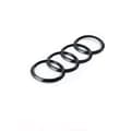 Miniatyrbillede 3 af 5: AUDI GLANS SORT MÆRKE EMBLEM RINGE FOR & BAG A1 A3 A4 A5 Front label (273MM)