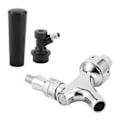 Miniatyrbilde 2 av 5: Rustfritt stål minikeg tappdispenser, minikeg øldispensersett med kuleledd, øldispenser sikkerhetsventil for 2L/3.6L/5L keg