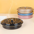 Miniatyrbilde 2 av 8: Myggspiralholder Stativ i Rustfritt Stål Rund Stativ Black