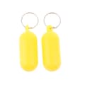 2 kpl Vene Kajakki Kelluva Avaimenperä Kelluva Avaimenperä Float Keychai Keltainen onesize Yellow