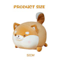 Miniatyrbillede 5 af 5: 50cm Shiba Inu Plyslegetøj Dukke Modstandsdygtig Over For Trækning Klemning Velegnet Til Hjem Kontor Soveværelse Dekoration