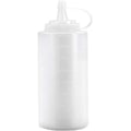 Miniatyrbillede 1 af 4: Klemmeflaske 400 ml i plast, hvid