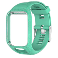 Miniatyrbilde 1 av 2: Silikon Erstatning Klokkebånd Armbånd Stropp For TomTom 2 3 Serie Runner 2 3 Spark Serie Golfer 2 Adventurer GPS Klokke Duck blue
