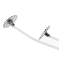 Miniatyrbillede 4 af 8: Voksbehandlede stearinlys væger (20 cm) 100 stk. Hvid