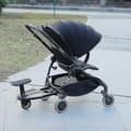 Miniatyrbild 2 av 5: Universal 2-i-1 barnvagnsbräda med avtagbar sits Andra barnet Artefact Child Rider Stroller A