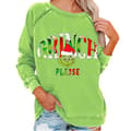 Dame julesweater Grinch Vinter Langærmet Sweater CC C L