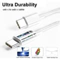Miniatyrbillede 2 af 4: Oplader - 20W - USB Type-C - Kompakt design - Kabel inkluderet