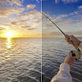 Miniatyrbilde 4 av 4: Polariserte solbriller for fiske, sykling og utendørsaktiviteter (lilla linse)