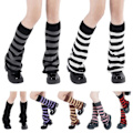 Miniatyrbillede 5 af 10: Benvarmere Y2K Benvarmere SORT SORT Sort Black Black