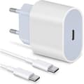 Miniatyrbilde 1 av 4: Lader - 20W - USB Type-C - Kompakt design - Kabel inkludert