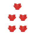 Pikkukuva 1 / 5: 1/2/3/5 sukelluspaineensäädin ja snorkkelisuutin punainen 5.1x5cm 5 sarjaa Red 5.1x5cm 5Set