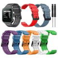 Armbånd til Garmin Approach S20 Monokromt Armbåndsur, Silikone Erstatningsarmbånd til Garmin Approach S20, Mode Armbånd til Garmin Hvid White