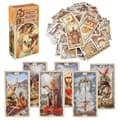 Heta 2025 78 st Retro Tarotkort med färgade askar