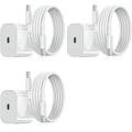 3-pack - Mobil Laddare - Kompatibel med Samsung - Adapter + Kabel 20W USB-C Vit 3-Pack 3-Pack 3-Pack Samsung 3-Pack Samsung