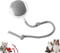 Interaktiv smart ballleke for hunder og katter, 360° rullende Gray