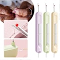 Miniatyrbilde 4 av 5: Nålitreder for eldre, multifunksjonell tråding, fjerning av tråd, syverktøy for strikketråd Green 2pcs
