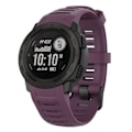 Miniatyrbild 3 av 5: Silikon Armband för Garmin Instinct Tactical/Instinct Tide/Instinct 2/Instinct Armbandsrem med Svart Spänne Purple