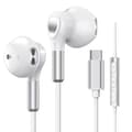 [QD] USB-C Hörlurar för Samsung Galaxy S22 Ultra/S21 FE/S20/A53, In-Ear med Mikrofon