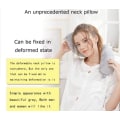 Miniatyrbilde 5 av 5: Reisepute Twisted memory foam nakkepute Pute for å støtte nakke, hake, midje og ben Justerbar buet rullepute for reise, fly, bil, tog Black